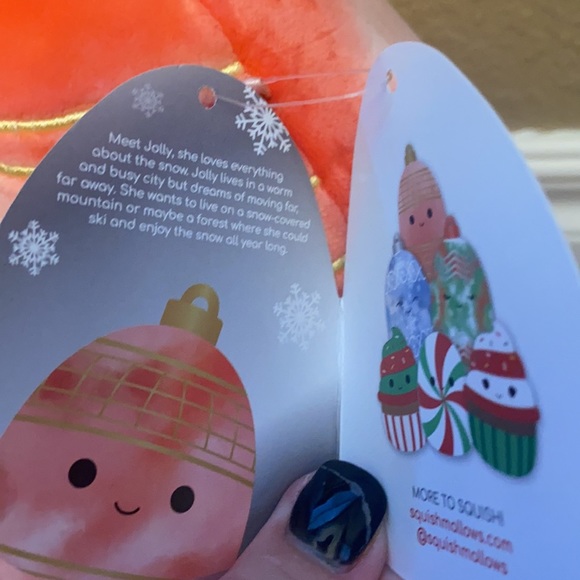 NWT 8” Jolly Ornament Christmas Squishmallow - Picture 6 of 6